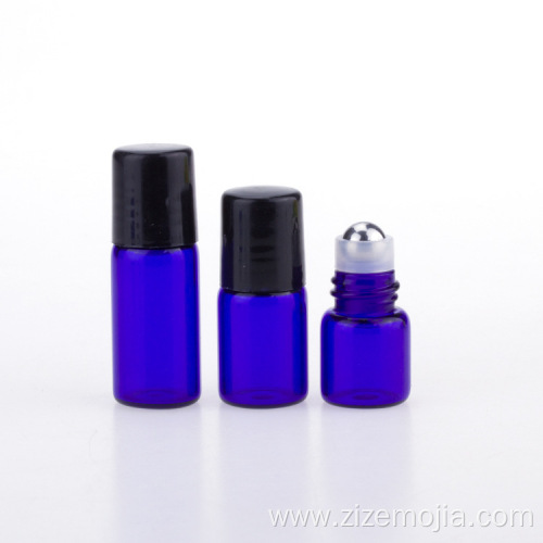 Colorful essential oil sample glass small roller bottle